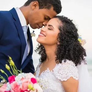Couple - Relationship, Bride, Smiling, Married, Newlywed